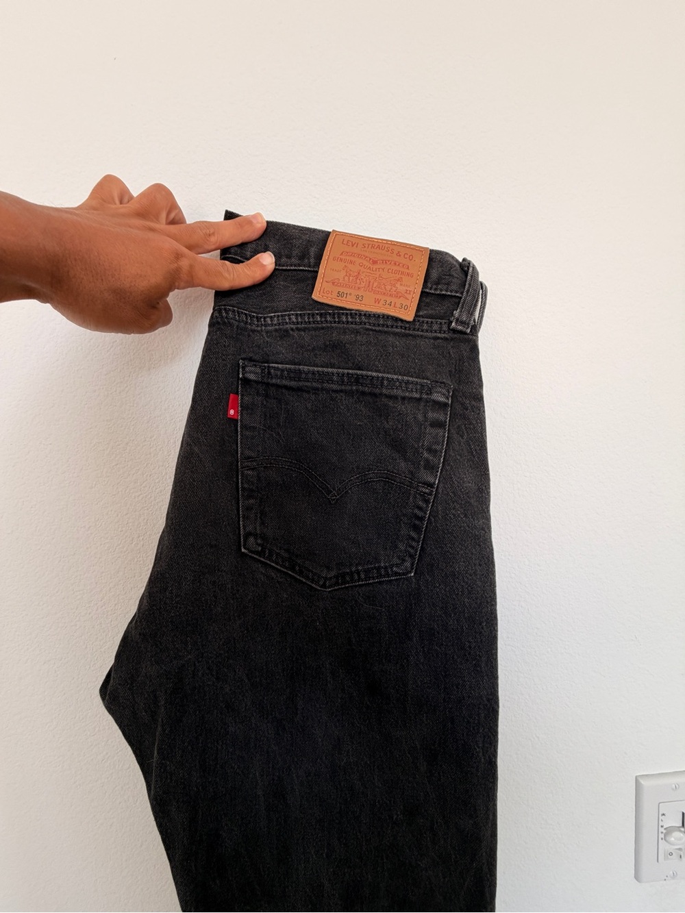 Levi’s 501 acid black wash